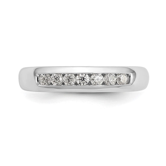 7-Stone Diamond Channel Bands