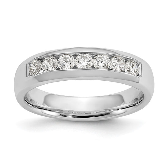 7-Stone Diamond Channel Bands