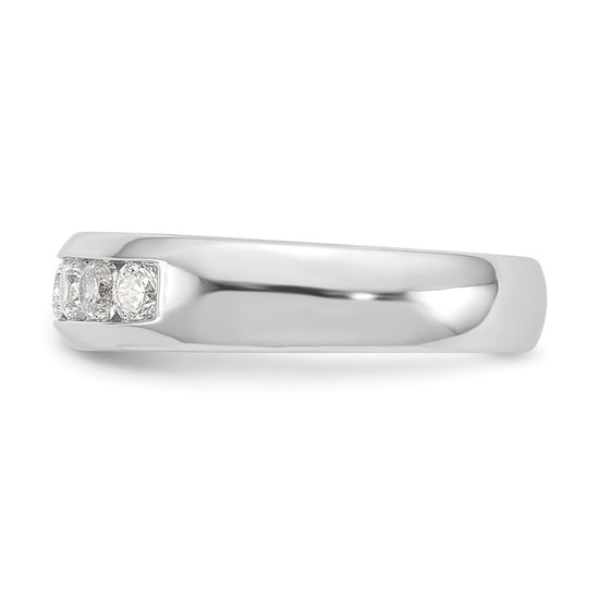 7-Stone Diamond Channel Bands