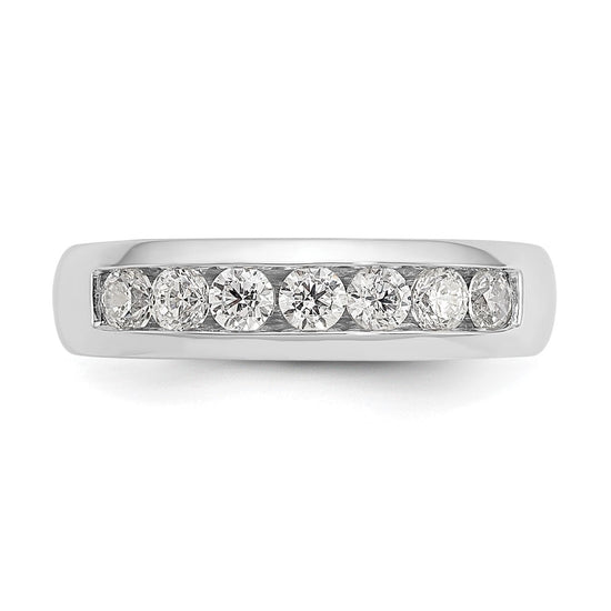 7-Stone Diamond Channel Bands