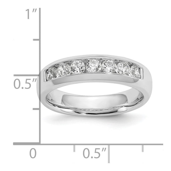 7-Stone Diamond Channel Bands