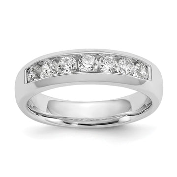 7-Stone Diamond Channel Bands