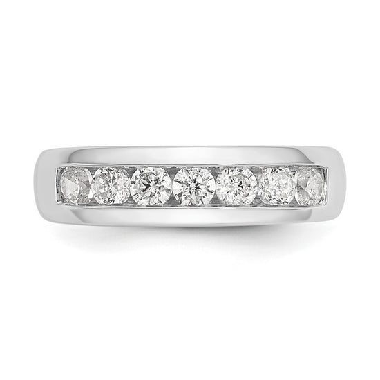 7-Stone Diamond Channel Bands