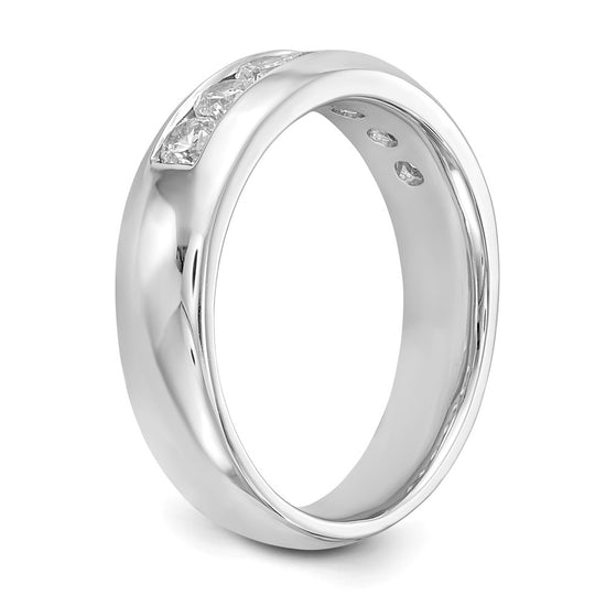 7-Stone Diamond Channel Bands