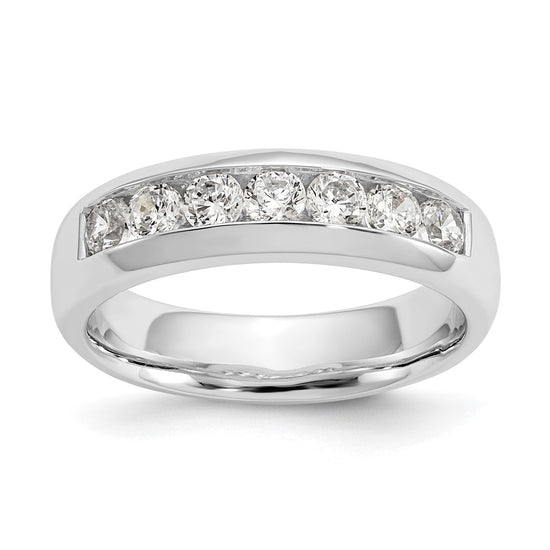 7-Stone Diamond Channel Bands