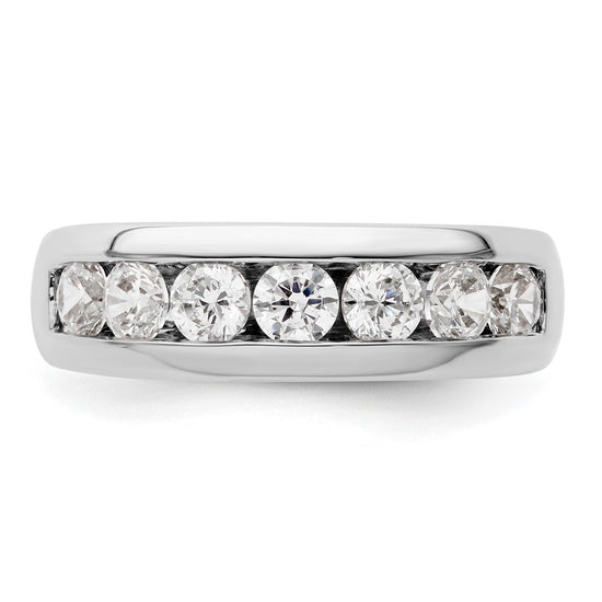 7-Stone Diamond Channel Bands