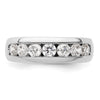 7-Stone Diamond Channel Bands