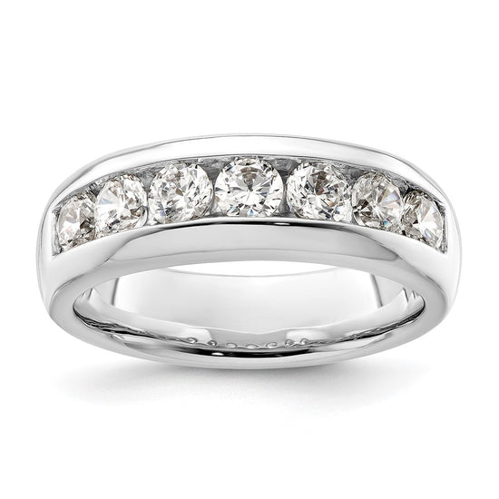 7-Stone Diamond Channel Bands