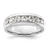 7-Stone Diamond Channel Bands