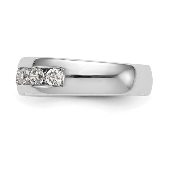 7-Stone Diamond Channel Bands