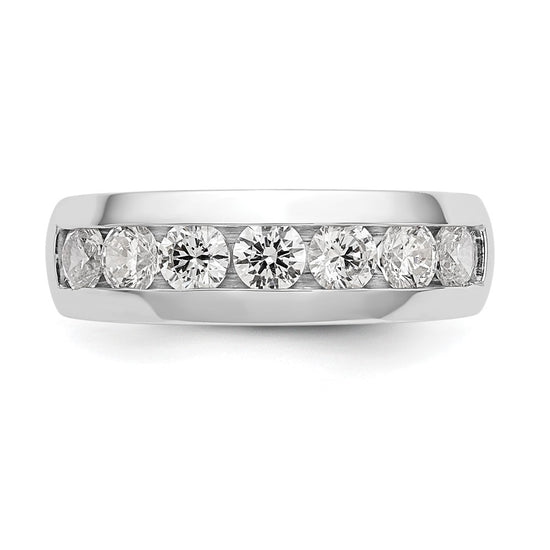7-Stone Diamond Channel Bands