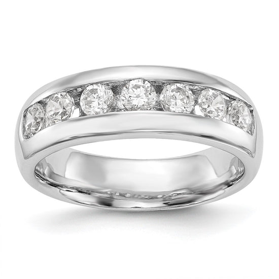 7-Stone Diamond Channel Bands