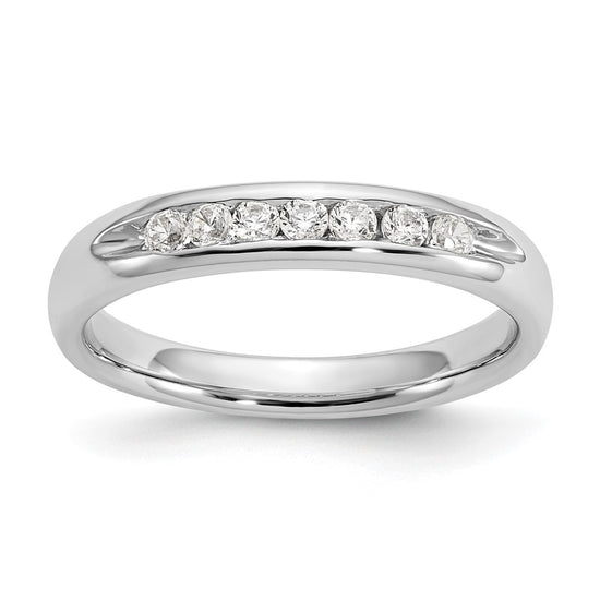 7-Stone Diamond Channel Bands
