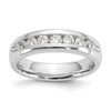 7-Stone Diamond Channel Bands