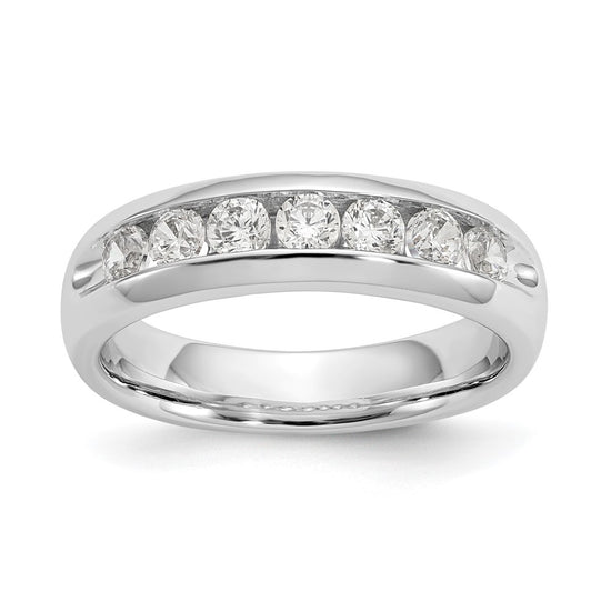 7-Stone Diamond Channel Bands