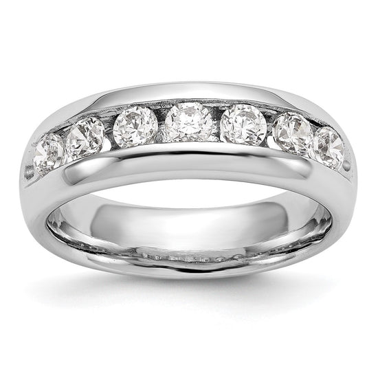 7-Stone Diamond Channel Bands