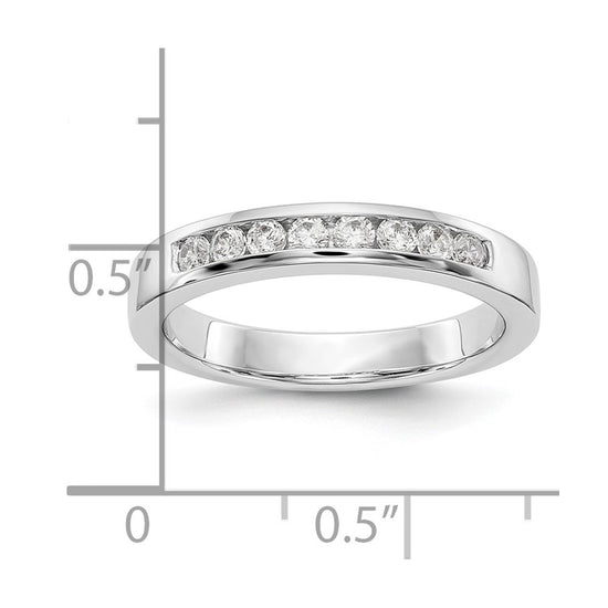 8-Stone Diamond Channel Bands