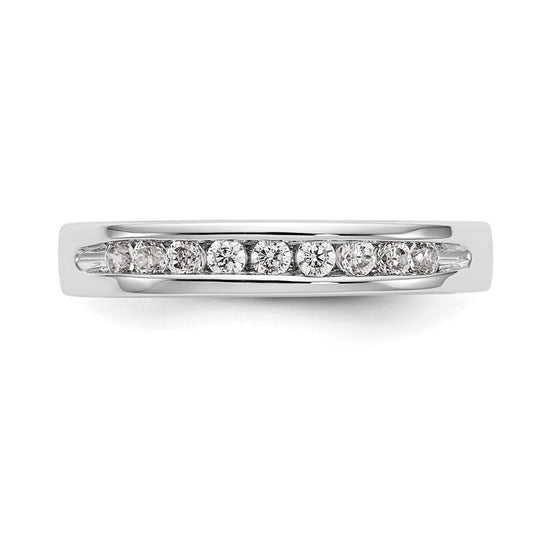 9-Stone Diamond Channel Bands