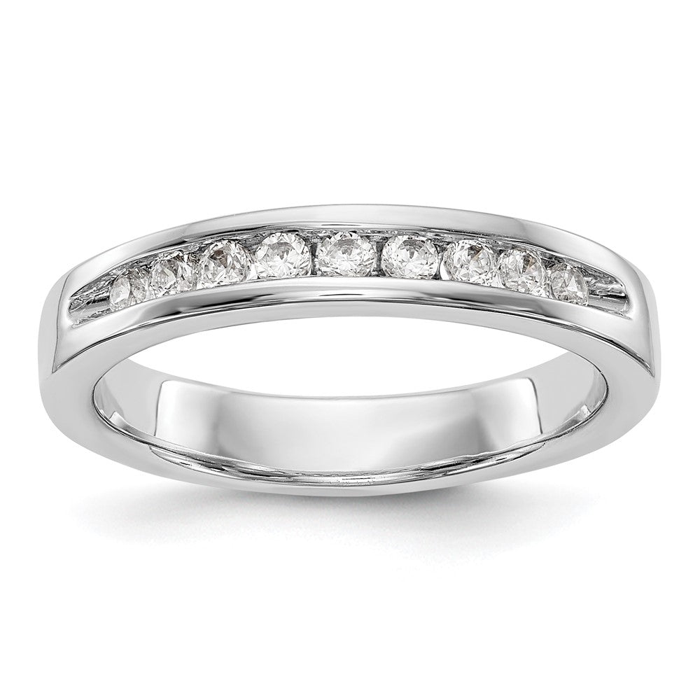 9-Stone Diamond Channel Bands