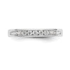 9-Stone Diamond Channel Bands