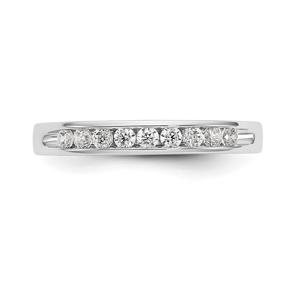 9-Stone Diamond Channel Bands