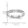 9-Stone Diamond Channel Bands