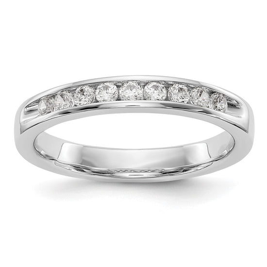 9-Stone Diamond Channel Bands