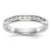9-Stone Diamond Channel Bands