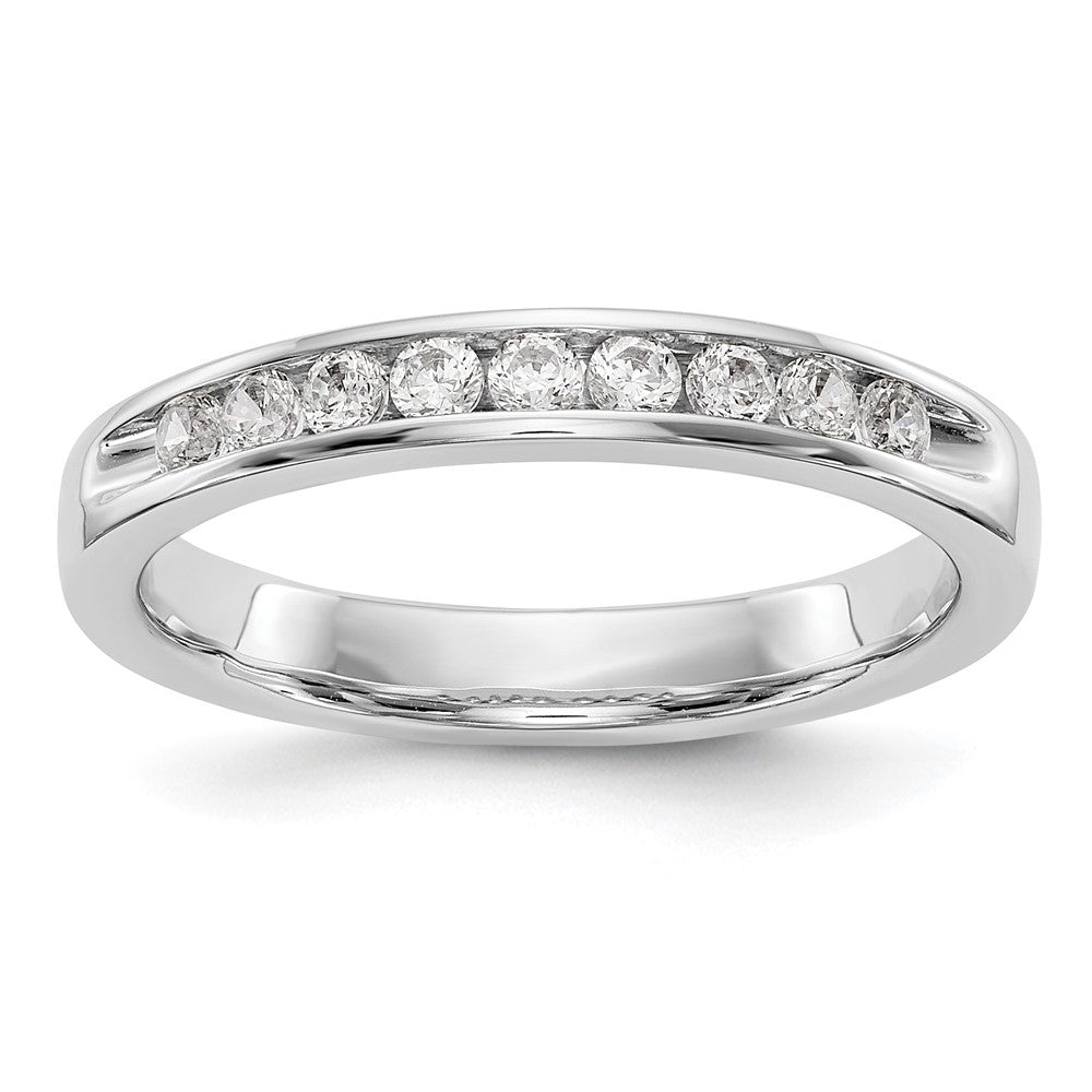 9-Stone Diamond Channel Bands