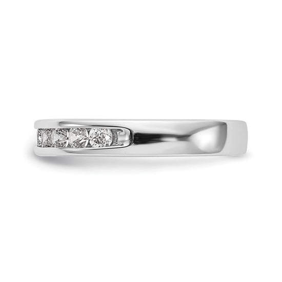 9-Stone Diamond Channel Bands