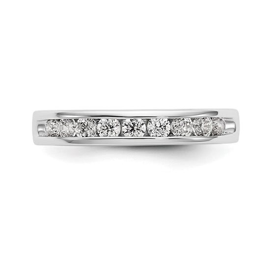 9-Stone Diamond Channel Bands