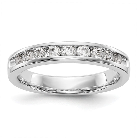 9-Stone Diamond Channel Bands