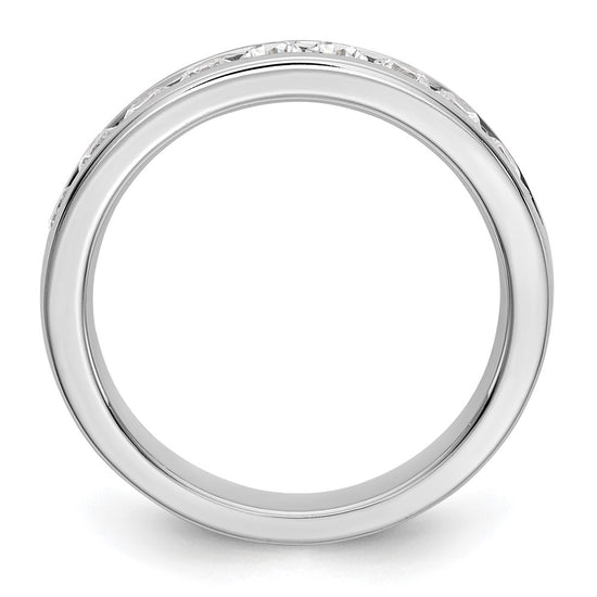 9-Stone Diamond Channel Bands