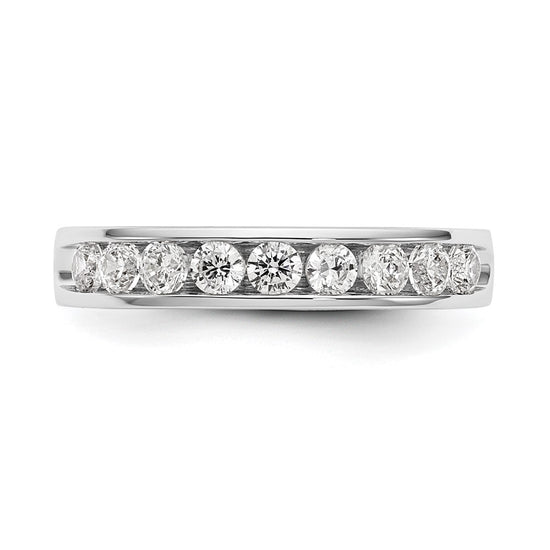 9-Stone Diamond Channel Bands