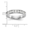9-Stone Diamond Channel Bands
