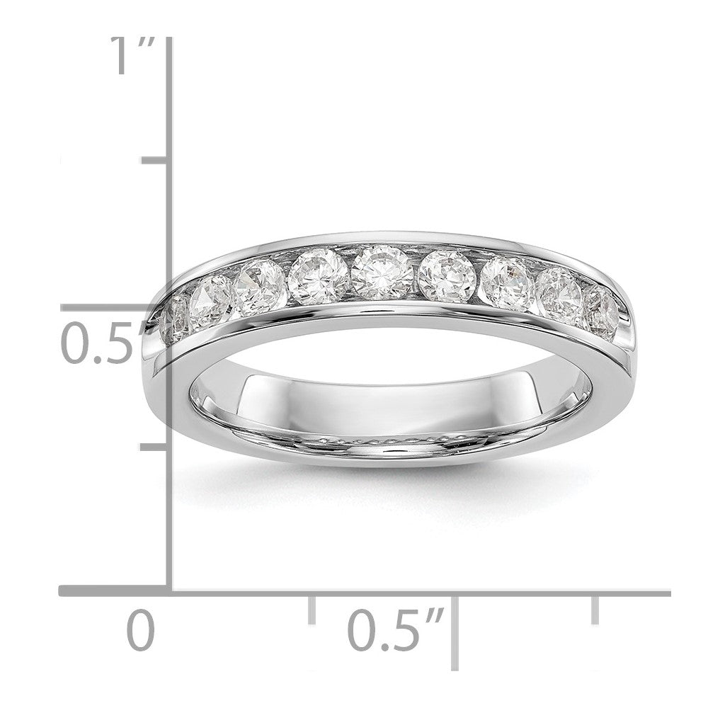 9-Stone Diamond Channel Bands