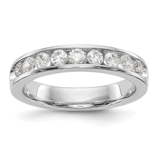 9-Stone Diamond Channel Bands