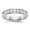 9-Stone Diamond Channel Bands