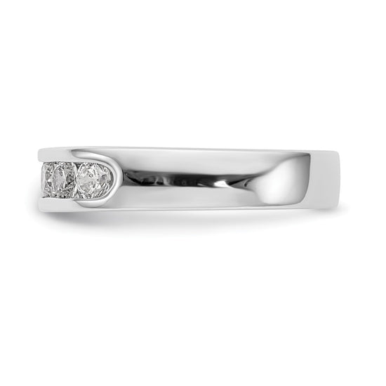 9-Stone Diamond Channel Bands