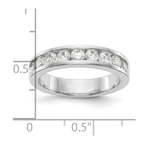 9-Stone Diamond Channel Bands