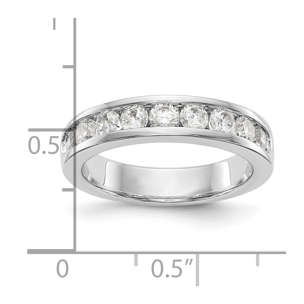 9-Stone Diamond Channel Bands
