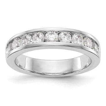9-Stone Diamond Channel Bands