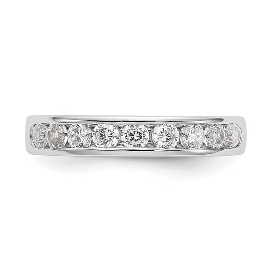 9-Stone Diamond Channel Bands