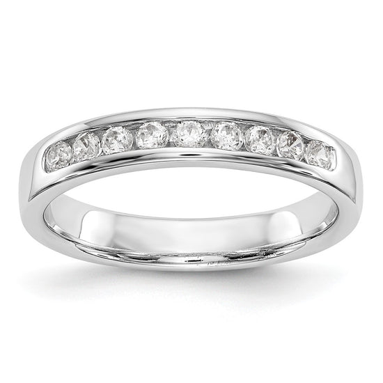 9-Stone Diamond Channel Bands