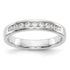 9-Stone Diamond Channel Bands