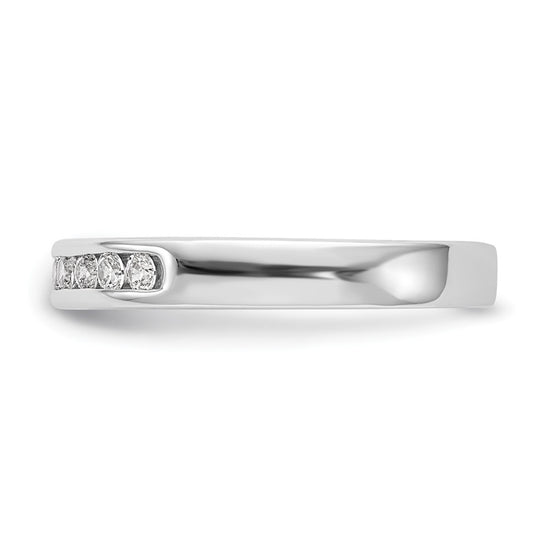 9-Stone Diamond Channel Bands