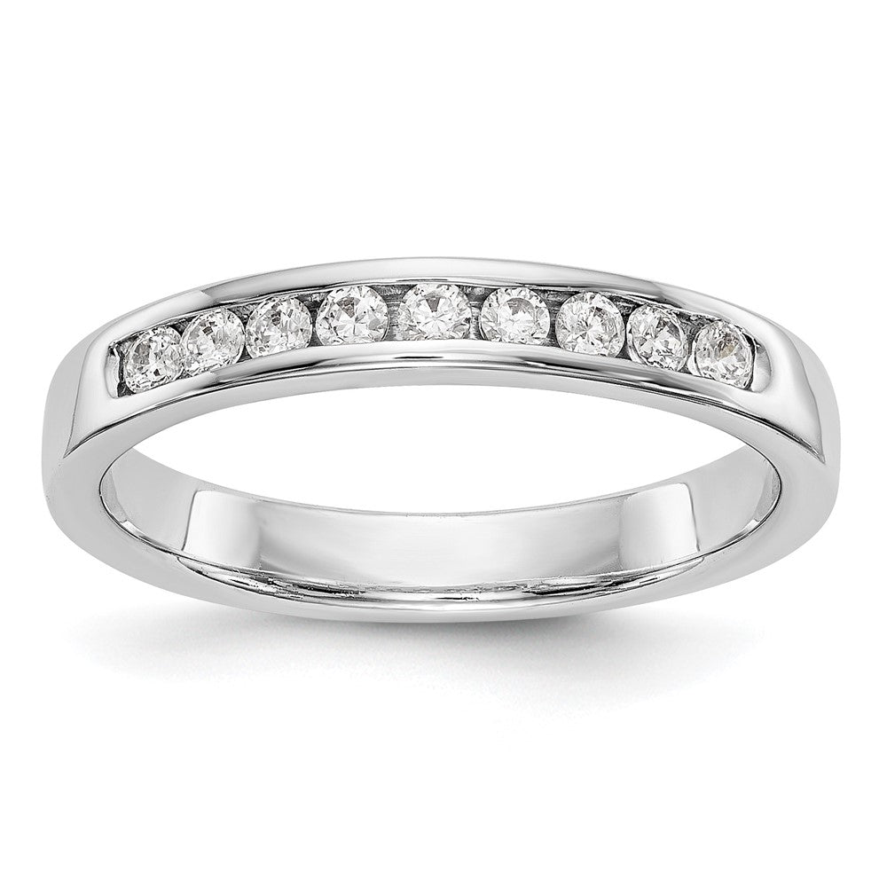 9-Stone Diamond Channel Bands