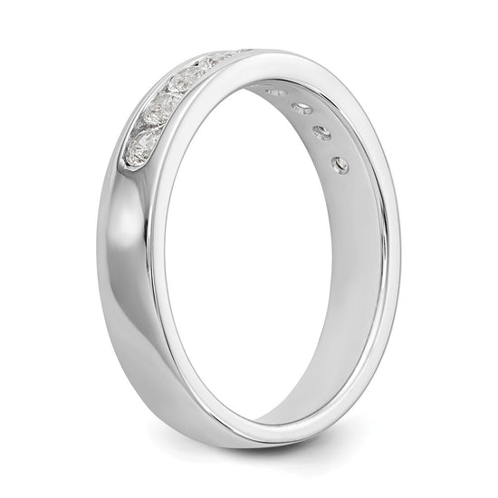 9-Stone Diamond Channel Bands