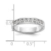 9-Stone Diamond Channel Bands