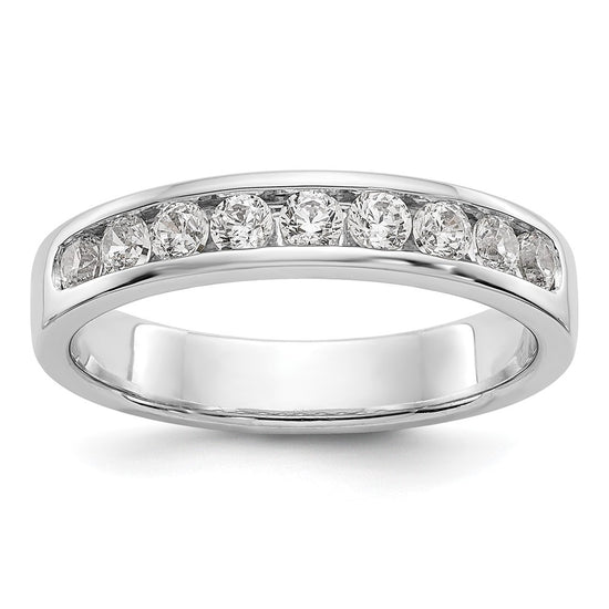 9-Stone Diamond Channel Bands